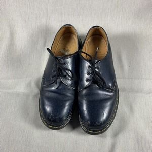 Dr. Martens 1461 Leather Oxfords Navy Blue US Women’s Size 7 Preowned